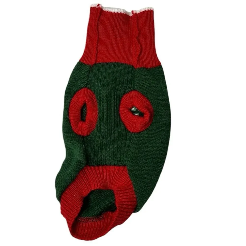 Ellen Degeneres ED “Deck The Halls” Dog Sweater. Size Medium.